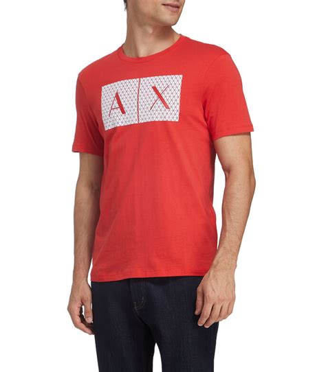 playera armani exchange roja